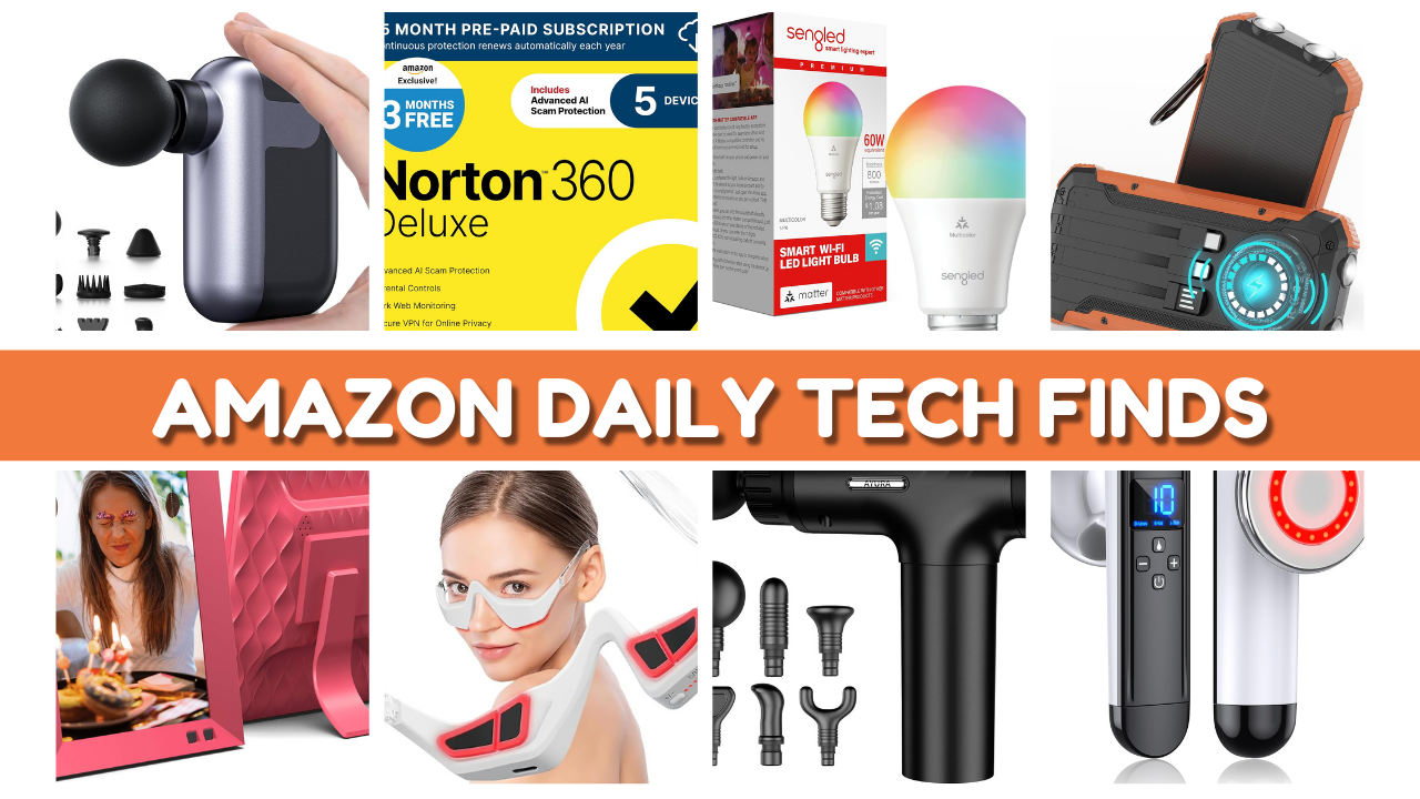 Amazon daily tech deals featuring discounted tech essentials including smart home gadgets, electronics accessories, charging devices, and practical technology products for everyday use. Highlights include amazon coupon code today savings, active amazon discount codes, and amazon coupon today offers curated by Gorilla Daily Deals. Designed for budget-conscious and impulse Amazon shoppers looking for trending tech items, limited-time discounts, fast-selling electronics deals, and affordable tech upgrades available through Amazon daily deals and clearance-style markdowns.