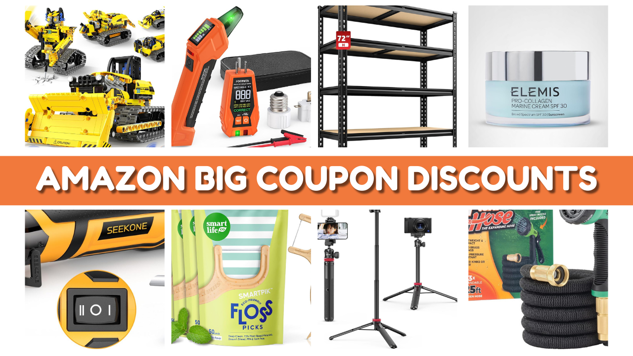 Amazon Daily Deals: Today’s Best-Selling Finds with Big Coupon Discounts