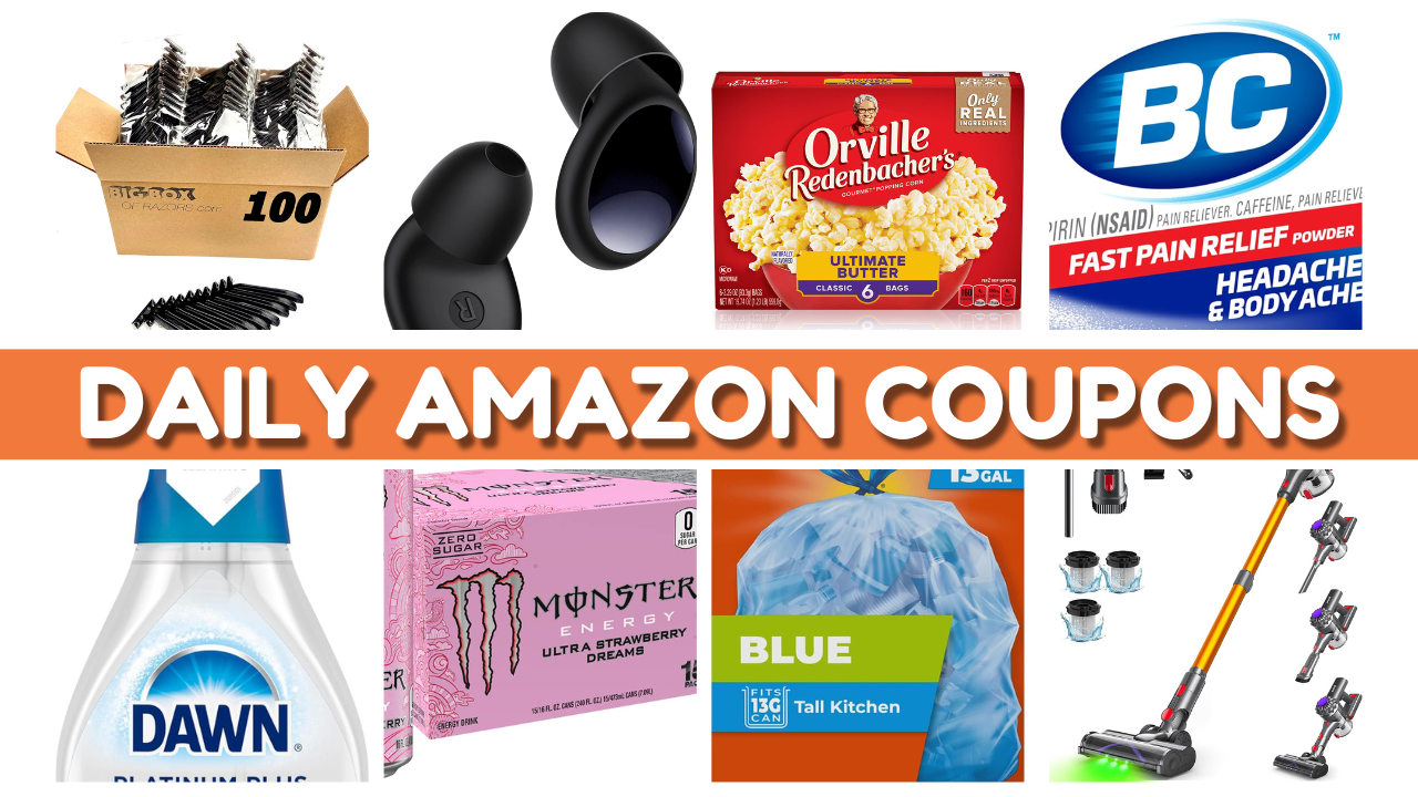 Amazon deals with coupons today featuring extra savings from verified promo codes curated for women over 40 who enjoy impulse buying budget-friendly Amazon finds. Image showcases amazon daily deals using amazon coupon code today, amazon discount codes, and amazon coupon today offers that slash prices further on home essentials, kitchen gadgets, beauty products, fashion basics, tech accessories, organization tools, and everyday must-haves. Curated by Gorilla Daily Deals, highlighting verified coupons, easy clip-and-save discounts, fast shipping, and smart shopping opportunities that make already-low prices drop even more.