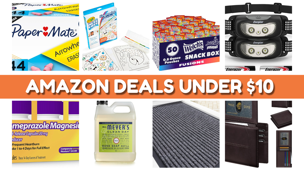 Amazon daily deals under $10 featuring budget-friendly finds curated for women over 40 who enjoy impulse buying on Amazon. Image showcases amazon coupon code today offers, amazon discount codes, and amazon coupon today savings on affordable home essentials, organization tools, beauty items, kitchen gadgets, self-care products, and everyday must-haves. Highlighted by Gorilla Daily Deals as a trusted source for low-cost Amazon shopping, fast delivery, and smart budget shopping that feels rewarding and practical.