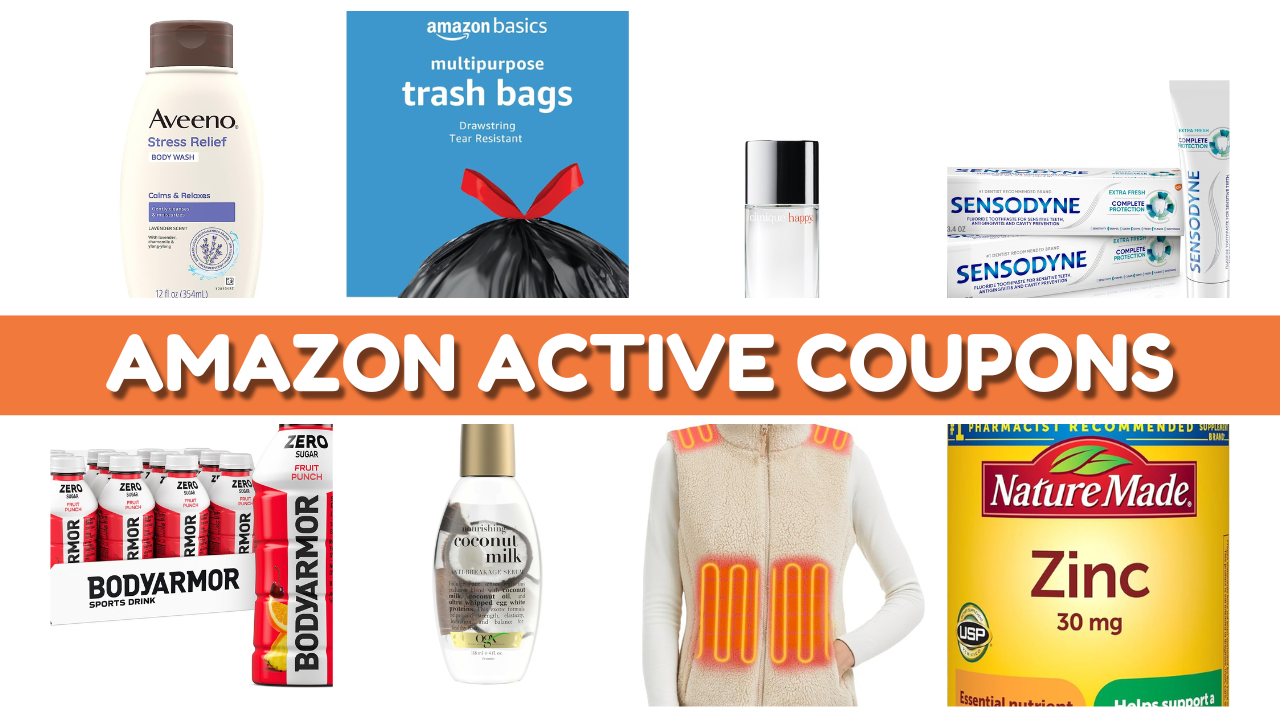 Top Amazon Deals With Active Coupons (Updated Daily)